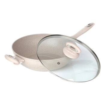 Marmurowy WOK o średnicy 28 cm