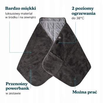Funkcje otulacza HoMedics HCM-SWL100 i zasilanie powerbankiem