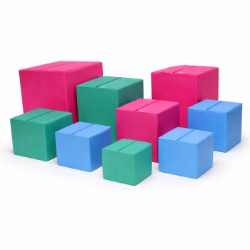 Kostka rehabilitacyjna piankowa dla dzieci 25cmx25cmx10cm