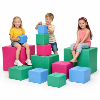 Miękka kostka piankowa 25cmx25cmx10cm dla dzieci
