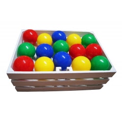 Piłki basenowe -zestaw 4 kolory 7 cm 100 szt