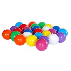 Kulki basenowe dla dzieci - zestaw 9 kolorów 6 cm 100 szt