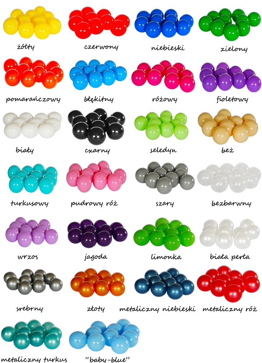 26 kolorów piłeczek - SaleNET