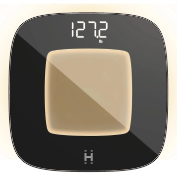 Waga łazienkowa HOMEDICS GLO 180 kg czarna LED