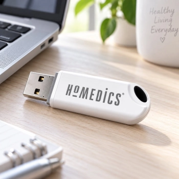 Waga HoMedics MiBody 360 z funkcją zapisu i eksportu pomiarów przez pamięć USB – aranżacja