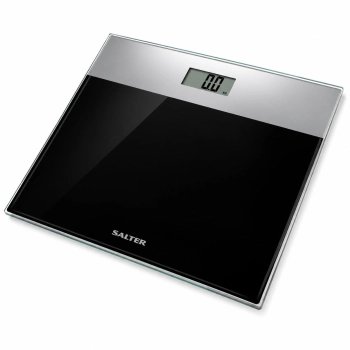 Salter 9206 czarna waga łazienkowa powystawowa 180 kg ze szklaną platformą
