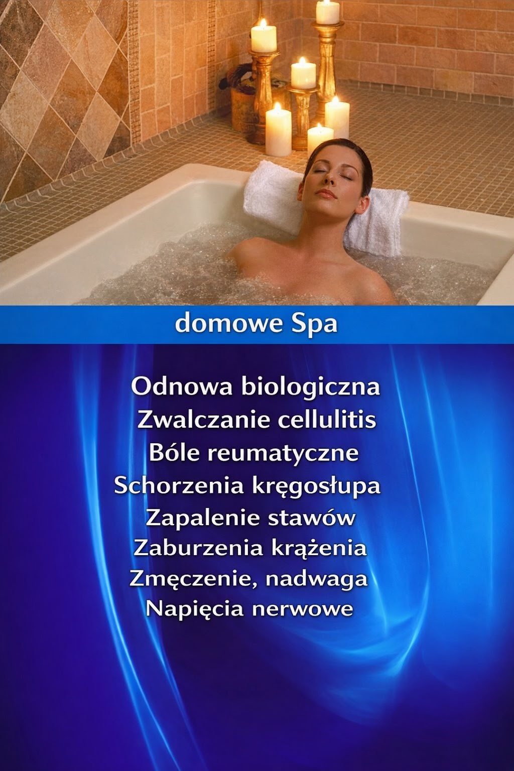Mata Mega Whirl do kąpieli perełkowej i hydromasażu w wannie