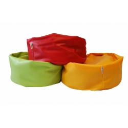 Kolorowe pufy do siedzenia dla dzieci