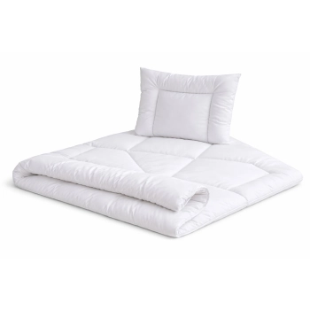 Komplet dziecięcy antyalergiczny VITA-MED 100x135 cm i poduszka 40x60 cm białe