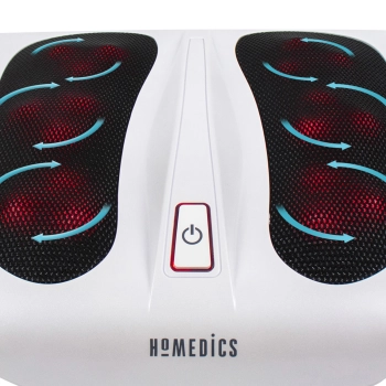 Zbliżenie detalu HoMedics FM-TS9 – siatka i głowice Shiatsu (podgrzewanie)