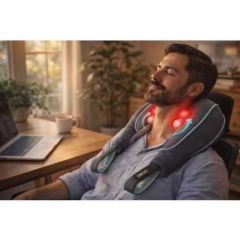 HoMedics NMS-255 masażer szyi – relaks po pracy przy biurku