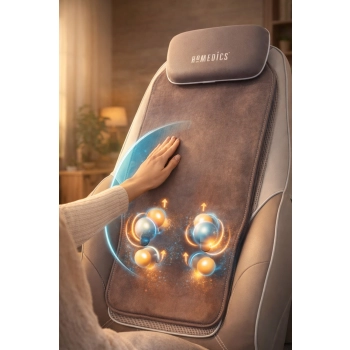 Mata do masażu HoMedics CBS-1000 ShiatsuMAX – mechanizm rolek Shiatsu i obszar masowania pleców