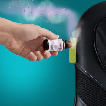 Aromaterapia HoMedics SBM-75H – olejek eteryczny i wkład aroma do relaksu podczas masażu.