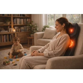 Mata masująca shiatsu HoMedics SBM-75H – masaż pleców i szyi w domowym zaciszu.