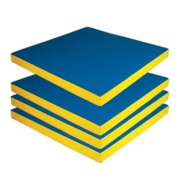 Materace piankowe ATLAS 100x100x7 cm ze skaju – komplet 4 sztuk