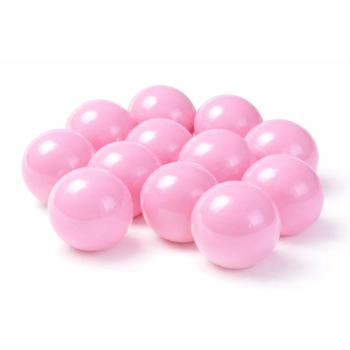 Piłeczki do suchego basenu 7 cm w kolorze pudrowego różu