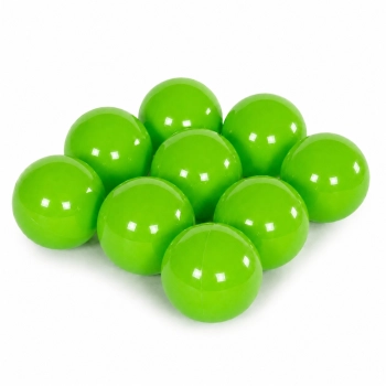 Piłeczki plastikowe 7 cm limonkowe – zestaw 200 sztuk do suchego basenu