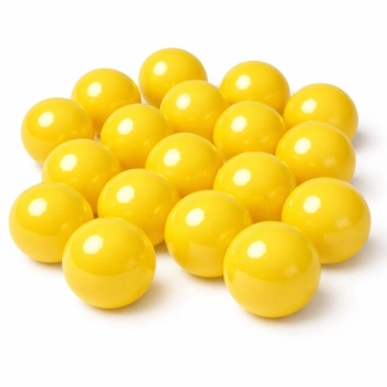 Żółte piłeczki 7 cm do suchego basenu i kojca – LDPE