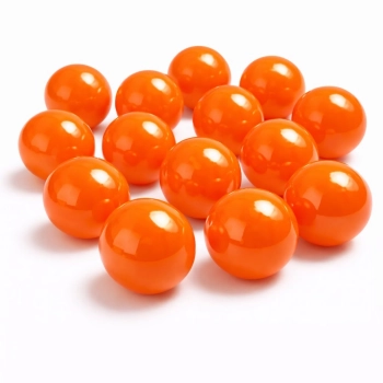 Pomarańczowe piłeczki do suchego basenu 6 cm – pojedynczy kolor