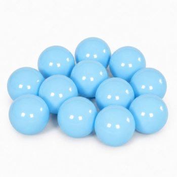 Piłeczki baby blue 8 cm do suchego basenu i baseniku z piłeczkami