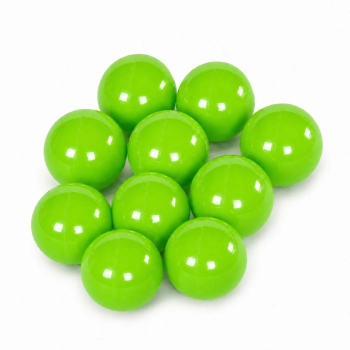 Limonkowe piłeczki plastikowe 8 cm