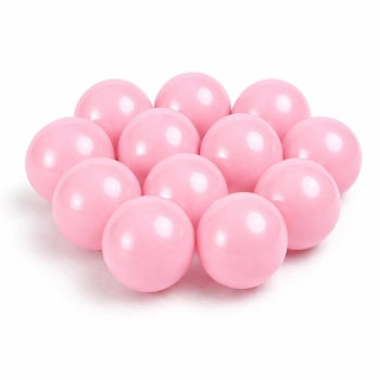 Piłeczki do suchego basenu 7 cm w kolorze pudrowego różu