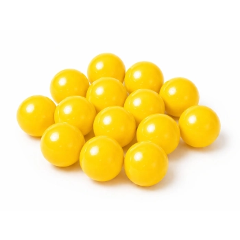Żółte piłeczki do suchego basenu 8 cm