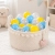 Piłeczki do suchego basenu 7 cm żółty bezbarwny baby blue 100 sztuk