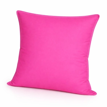 Poduszka z pierza C 80x80 cm różowa – sprężysta poduszka do spania