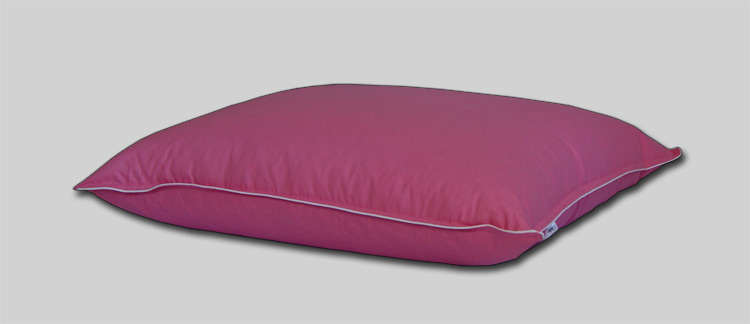poduszka z półpuchu B w kolorze różowym