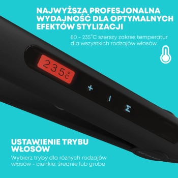 Prostownica reVamp ST-1500 z zakresem temperatur 80–235°C