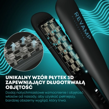 reVamp VL-2000 – wzór płytek 3D do zwiększenia objętości włosów u nasady