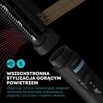 Stylizacja gorącym powietrzem reVamp DR-1250A – objętość i modelowanie włosów