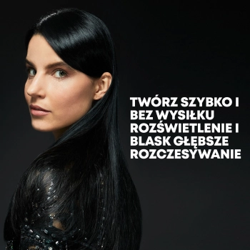 Efekt stylizacji szczotką reVamp BR-2000 – gładkie i lśniące włosy