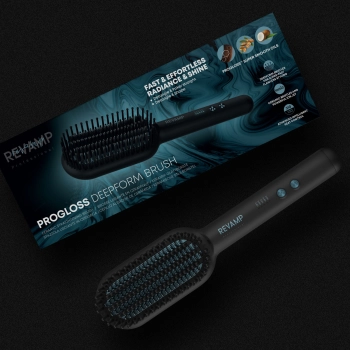 Szczotka prostująca reVamp BR-2000 Progloss DeepForm z matą termiczną w zestawie