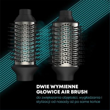 Dwie wymienne głowice Air Brush do reVamp DR-2500 Progloss – objętość i wygładzanie