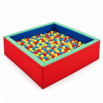 Suchy basen z piłeczkami 200x200x60 cm – 3000 piłeczek 7 cm dla dzieci